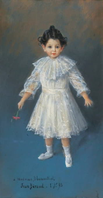 三岁的Jacques Blumenthal肖像