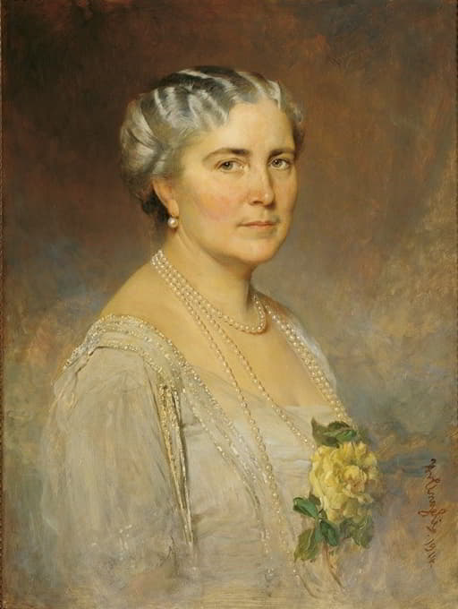 Heinrich von Angeli - Margarethe Gräfin Lanckorónska