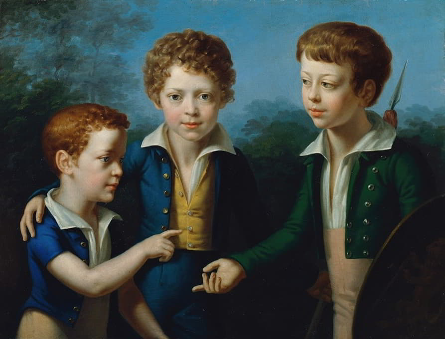 Albert, Moritz und Leopold von Neuwall
