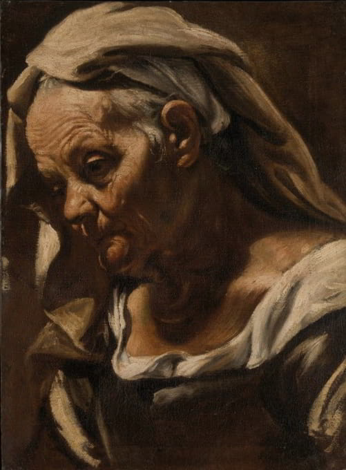 Orazio Borgianni - Head of an Old Woman