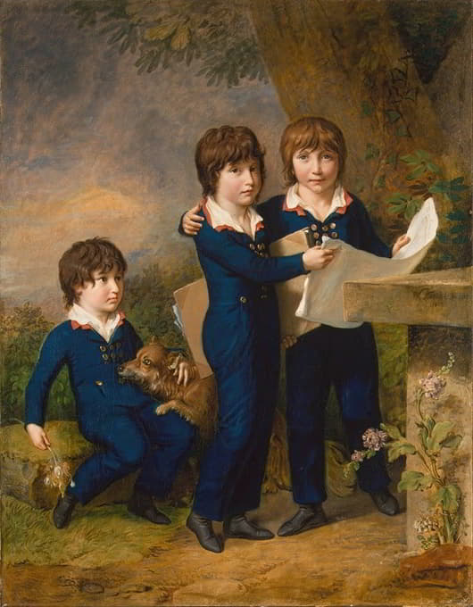 马丁·安东·赫克舍尔、约翰·古斯塔夫·威廉·莫里茨（1797-1865）、卡尔·马丁·阿道夫（1796-1850）和利奥波德（1792年出生）的子女