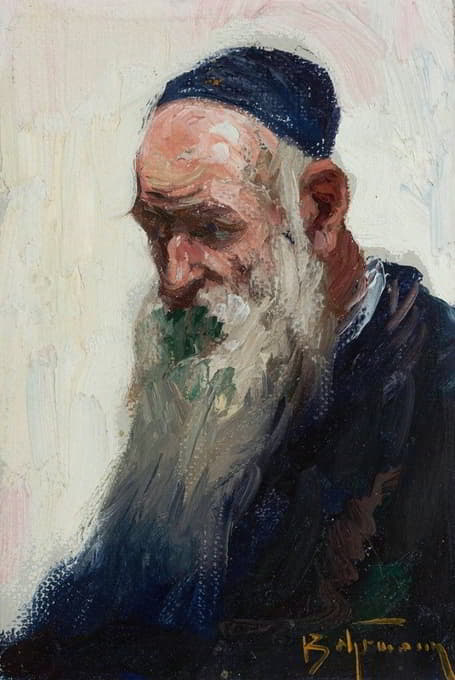 Adolf Behrman - Portrait Of A Jew