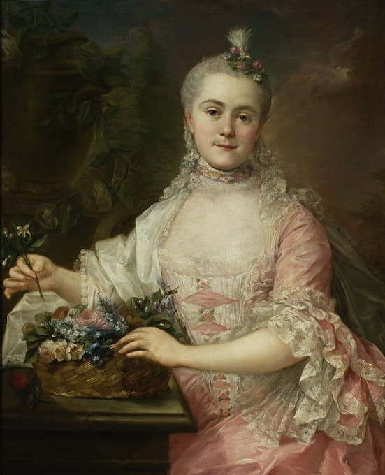 Marcello Bacciarelli - Portrait of Anna Szaniawska née Scypion (1730–1795)