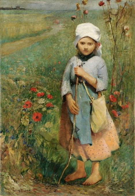 Ignác Ujváry - Shepherd Girl