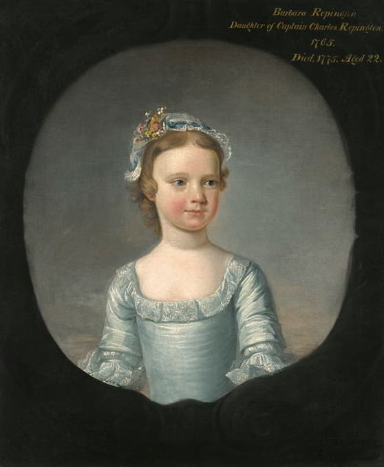 芭芭拉·雷平顿（Barbara Repington）当女孩时的肖像（公元1775年）