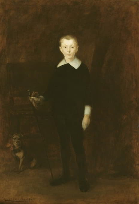 Eugène Carriere - Portrait of a Boy