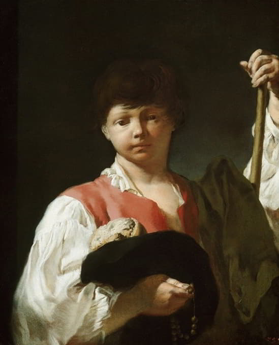 Giovanni Battista Piazzetta - The Beggar Boy (The Young Pilgrim)
