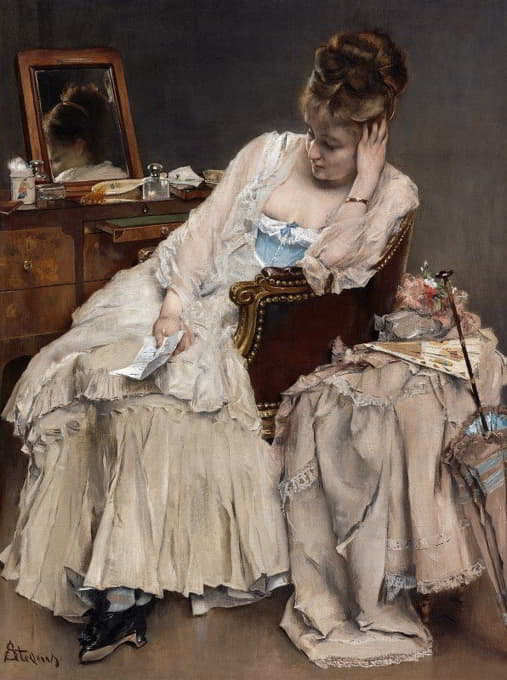 Alfred Stevens - Memories And Regrets