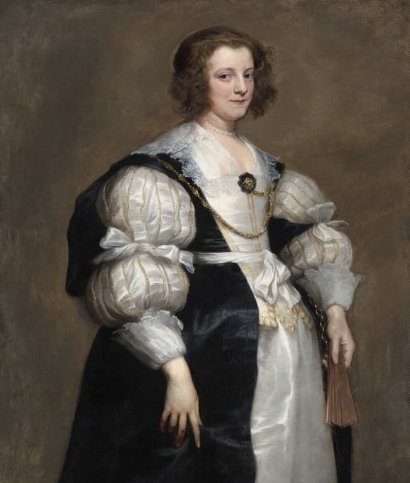 Anthony van Dyck - Lady with a Fan