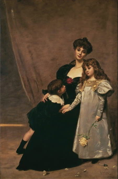 母亲和孩子们（费多夫人和她的孩子们）