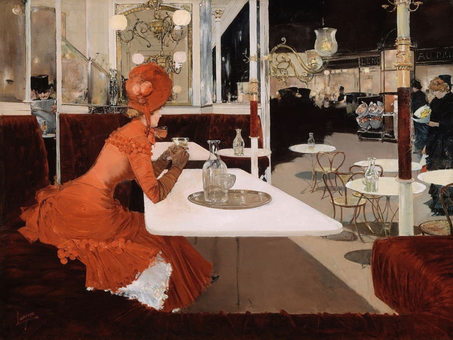 Fernand Lungren - In the Café