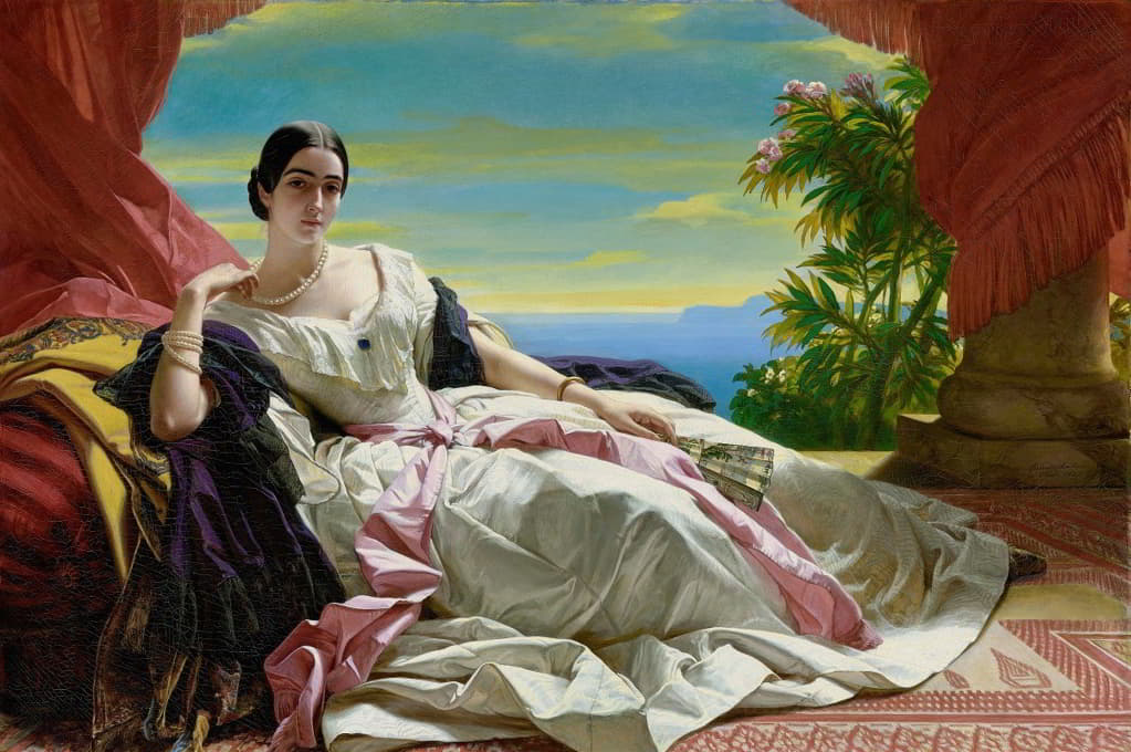 塞恩·维特根斯坦公主利昂尼拉的肖像