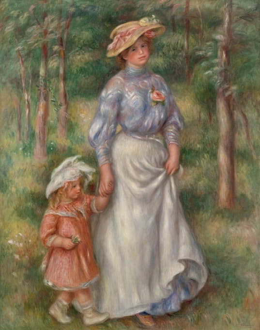 Pierre-Auguste Renoir - Promenade (La Promenade)