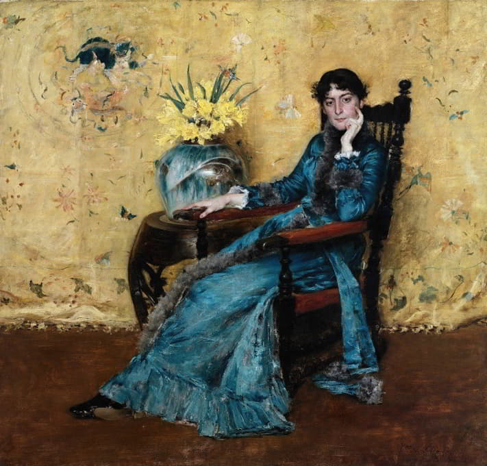 William Merritt Chase - Portrait of Dora Wheeler