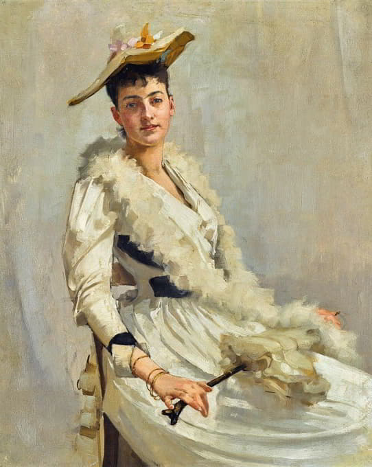 Alexander Mann - Portrait Of Mademoiselle B.