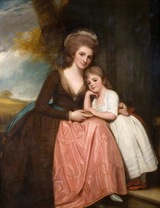 布拉斯布里奇夫人和女儿玛丽的肖像
