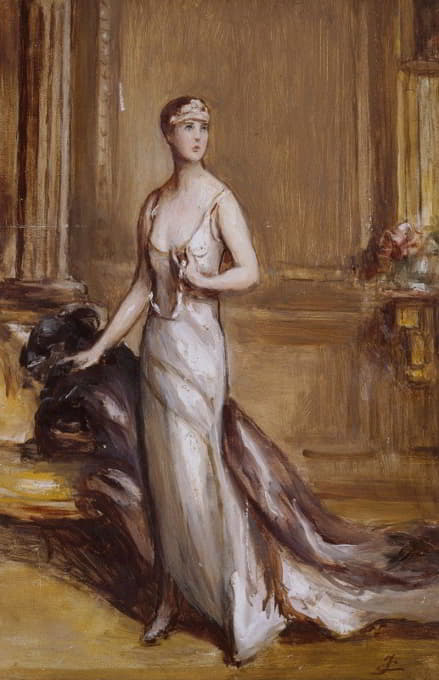 盖斯公爵夫人伊莎贝尔·德奥尔良肖像