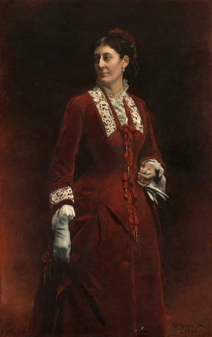 Léon Bonnat - Portrait de Madame Georges Erhler