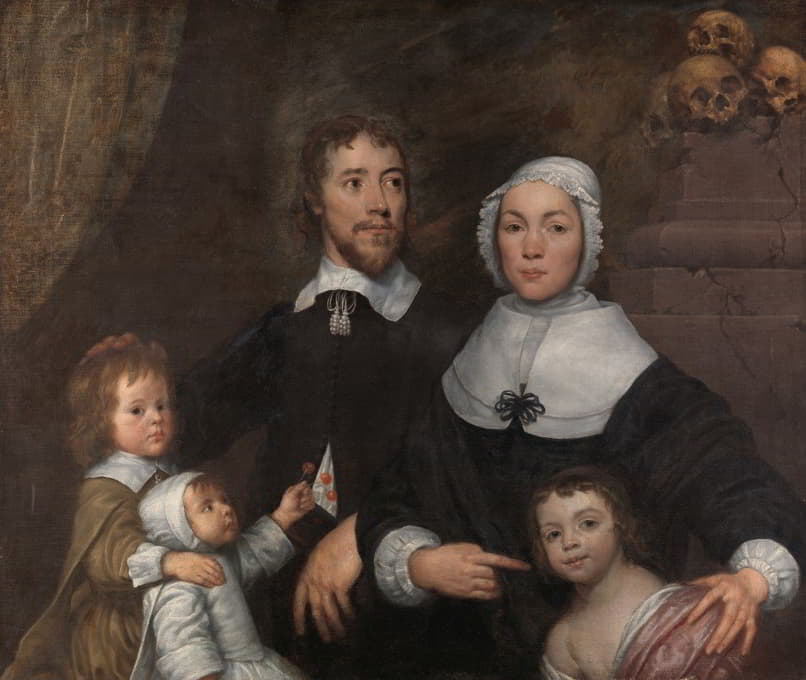 一个家庭的肖像，可能是理查德·斯特雷特菲尔德的