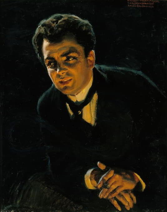 德国演员鲁道夫·里特纳的肖像