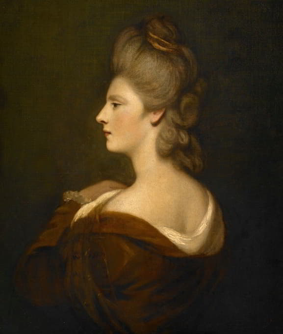一个被认为是詹姆斯·福克斯夫人的女人的肖像