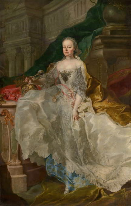 Franz Anton Palko - Portrait Of Empress Maria Theresa
