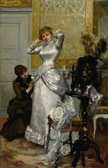 Rudolf Ernst - Dressing The Bride