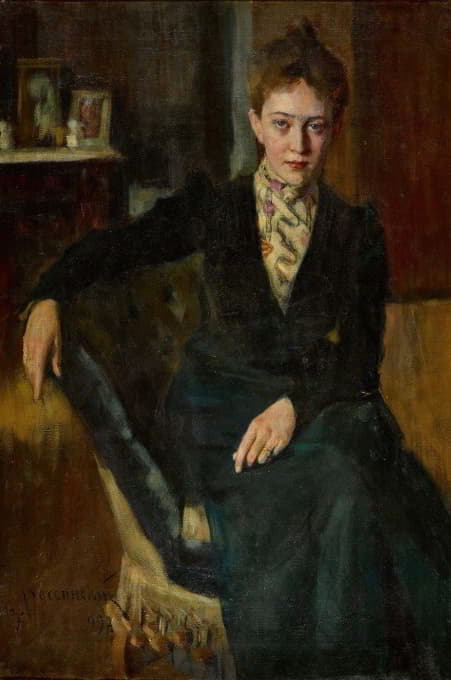 Vladimir Iliodorovich Rossinsky - Portrait Of A Lady