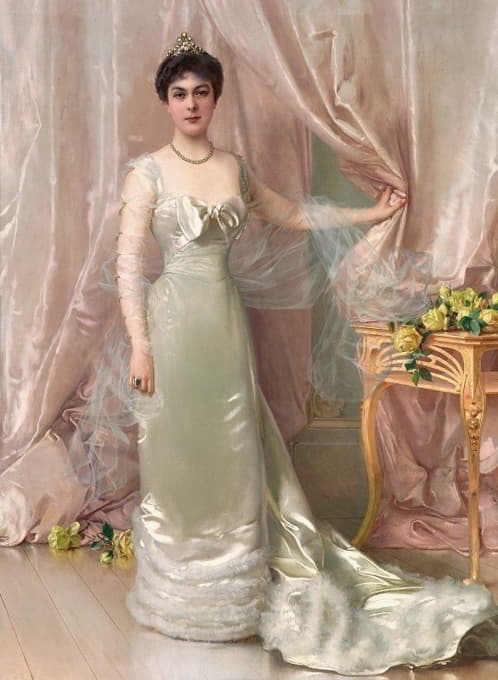 伊芙琳·科隆娜蒂·斯蒂格利亚诺公主肖像