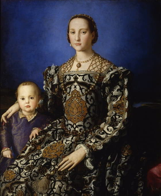 托莱多的埃莉诺及其儿子乔瓦尼·德梅迪奇的肖像