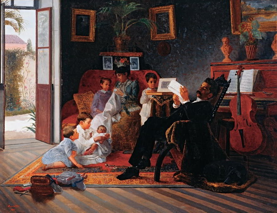 Almeida Júnior - Scene Of Adolfo Pinto’S Family