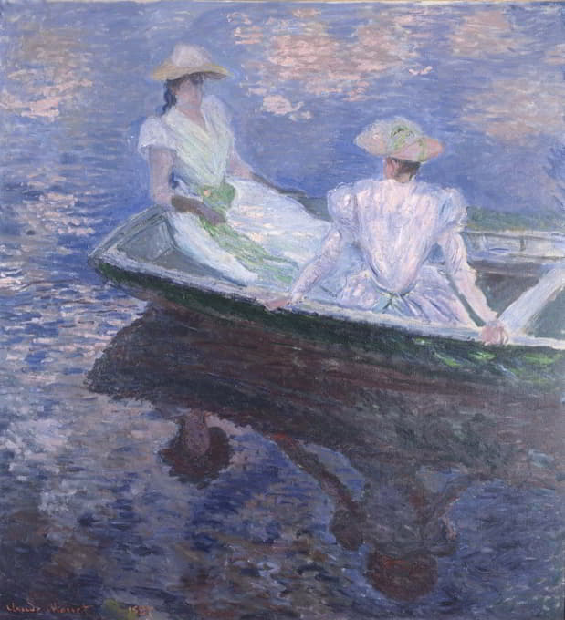 Claude Monet - On The Boat