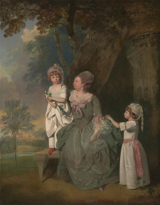 Francis Wheatley - Mrs. Barclay And Her Children