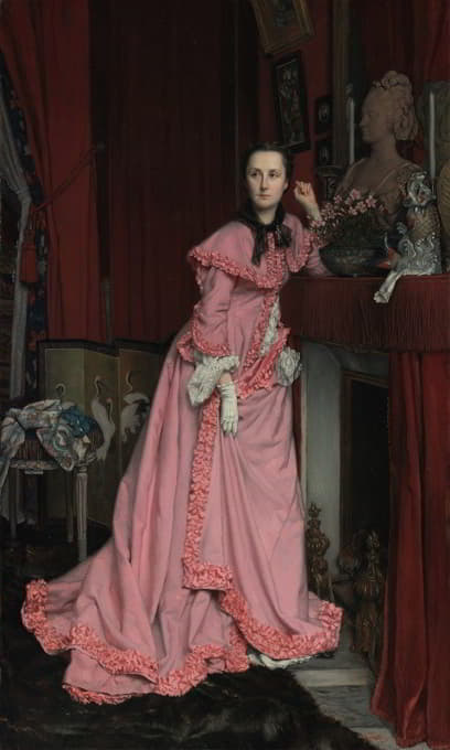 James Tissot - Portrait Of The Marquise De Miramon, Née, Thérèse Feuillant