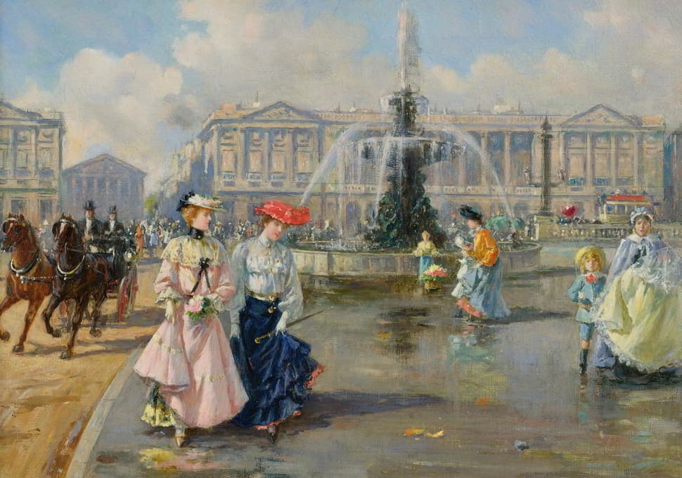 Joaquín Pallarés Allustante - La Place De La Concorde