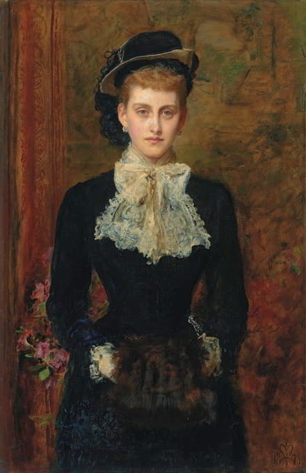 Sir John Everett Millais - Countess de Pourtales, The Former Mrs Sebastian Schlesinger