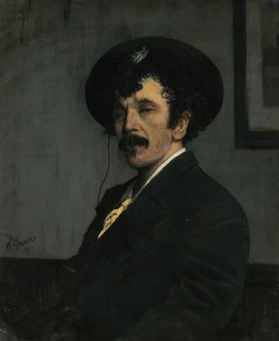 Walter Greaves - Portrait Of James Abbott Mcneill Whistler