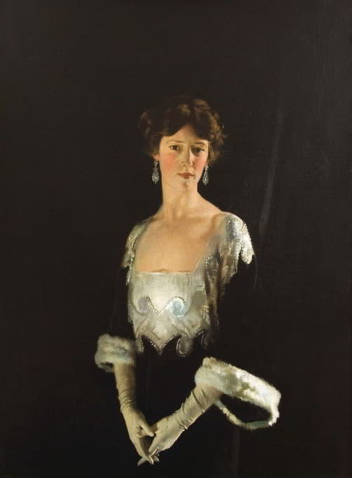 海德堡第四侯爵夫人罗斯的画像