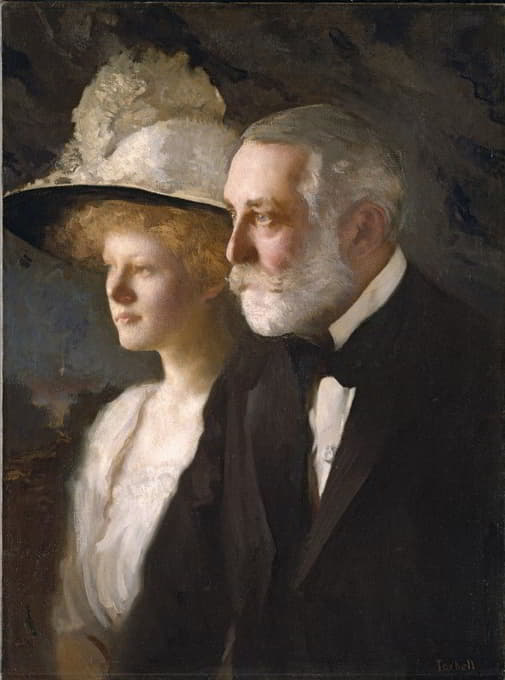 Edmund Charles Tarbell - Henry Clay and Helen Frick