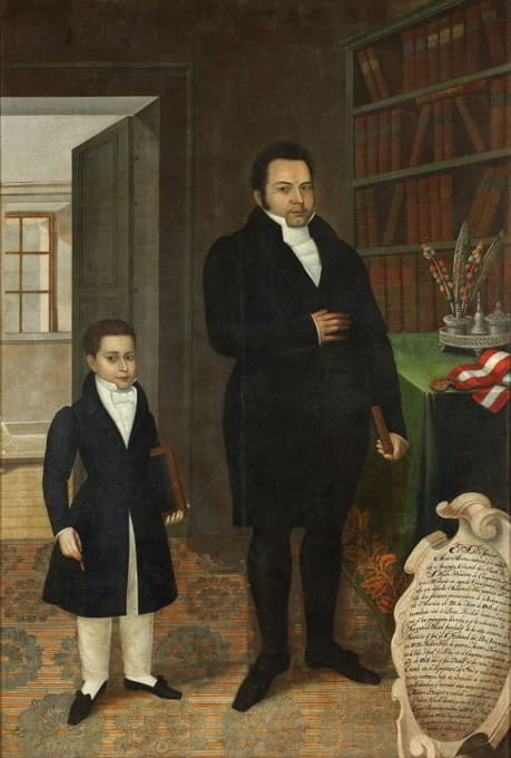 José Gil de Castro - Mariano Alejo Álvarez and his Son