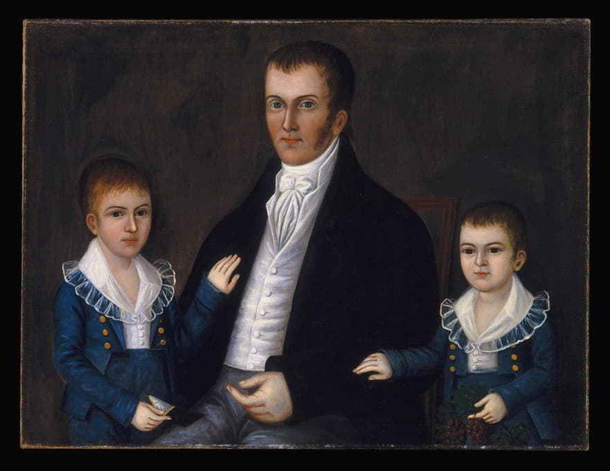 约翰·雅各布·安德森和他的儿子，约翰和爱德华