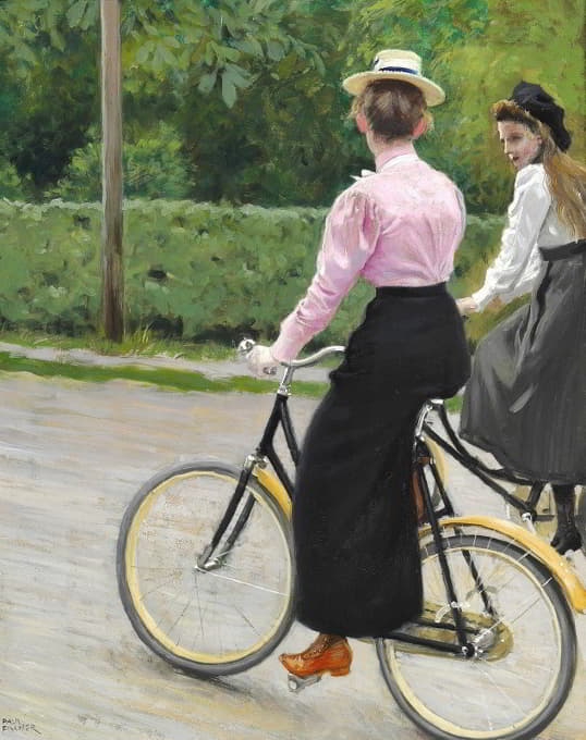 Paul Fischer - På cykeltur en sommerdag