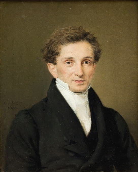 C.A. Jensen - Portrait of Johannes Søbøtker Hohlenberg