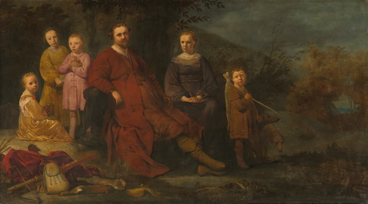 卢卡斯·德·克莱克（约1593-1652年）及其家人
