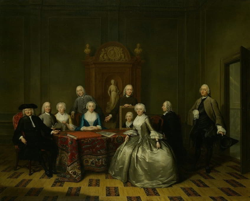 简·德·博什（1713-1785）及其家人