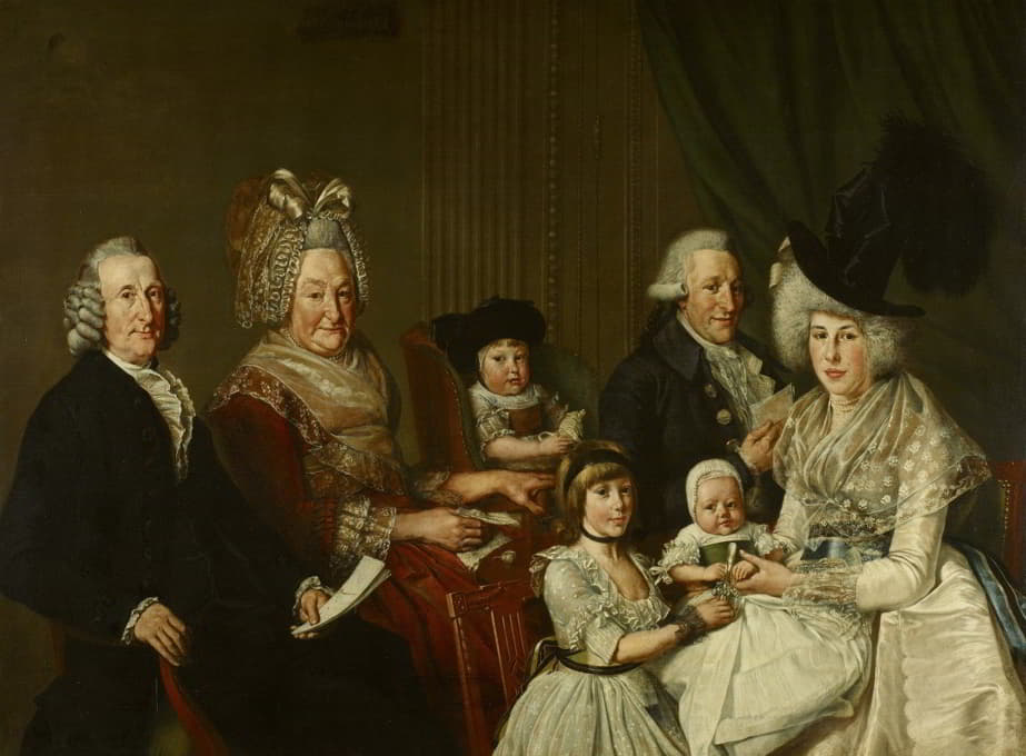 Wybrand Hendriks - Pieter de Clercq (1731-1807) and his family