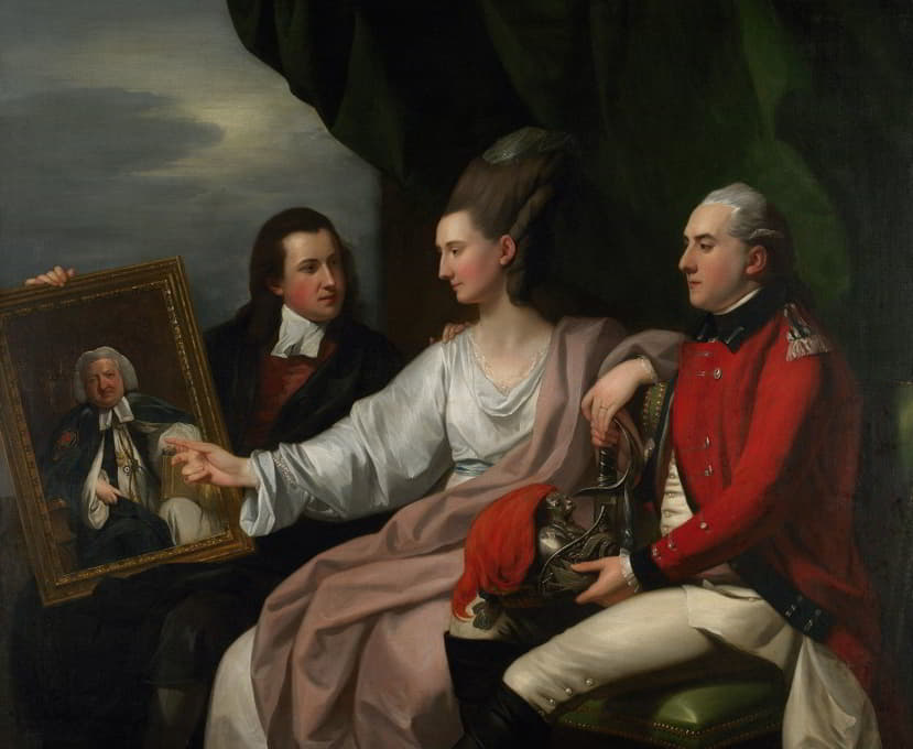 Benjamin West - Portrait Group of the Drummond Family