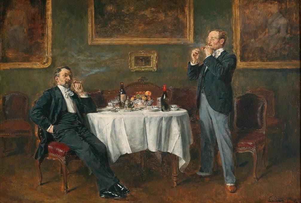 Carl Wilhelm Anton Seiler - Cigars After Dinner