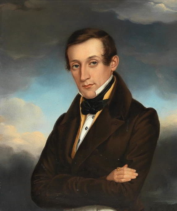 Eduard Friedrich Leybold - Portrait of a Gentleman