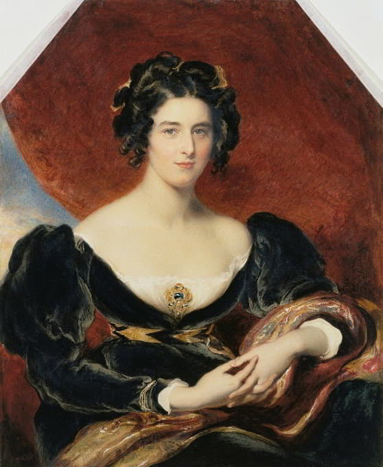 William Derby - Sarah, Lady Lyndhurst (after Lawrence)